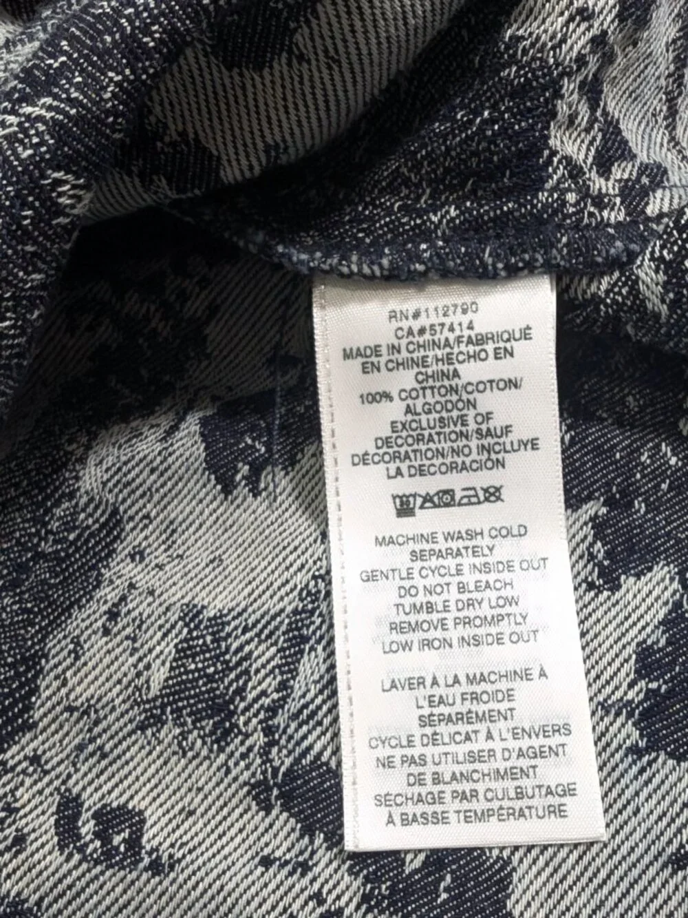 $169 True Religion Jacquard Super T Short Sleeve Oversized Shirt Size 2XL